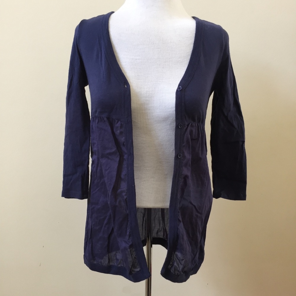 American Eagle Navy Cardigan